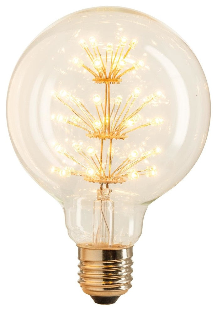 Sunlite Led Vintage Star 1.8W Light Bulb Medium, E26, Base, Warm White
