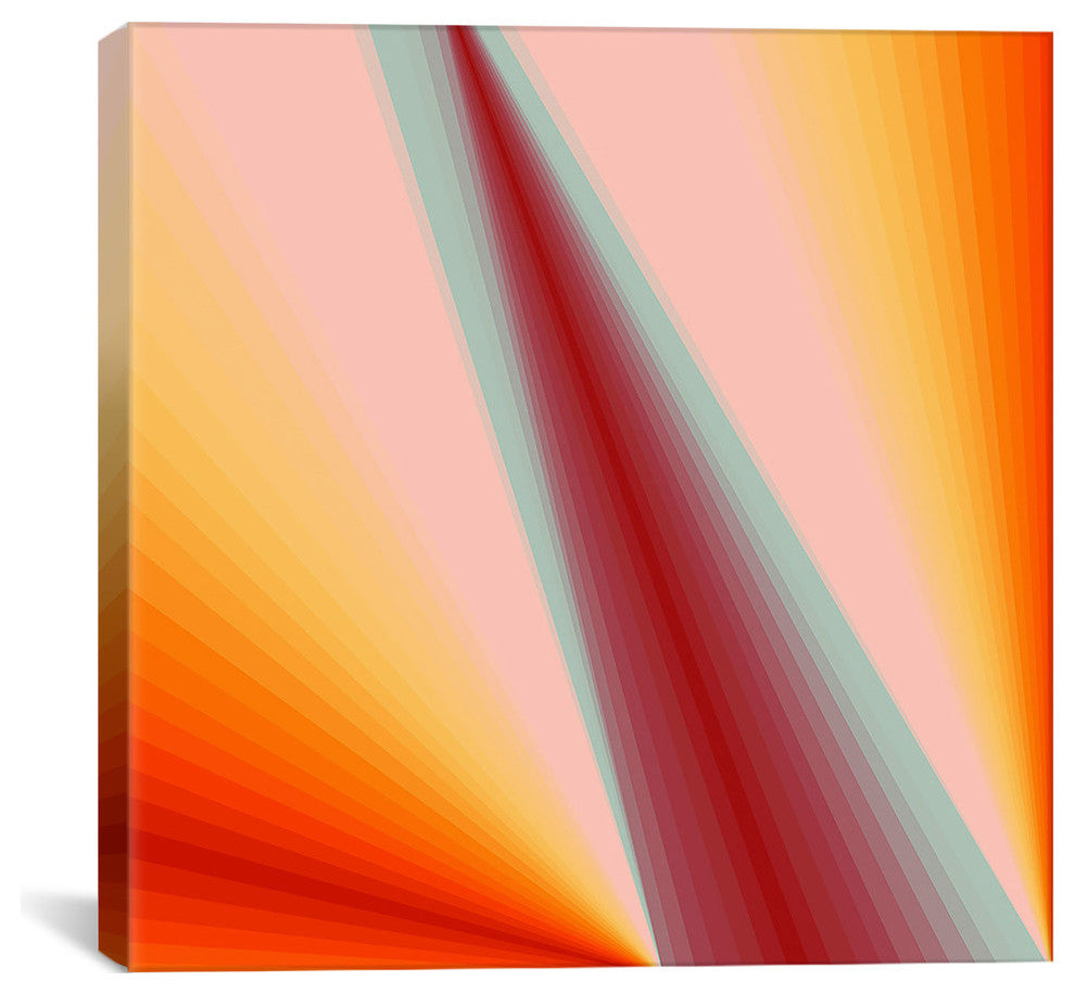 "Dialogue with Three-Way Shape" by Richard Blanco, 26"x26"