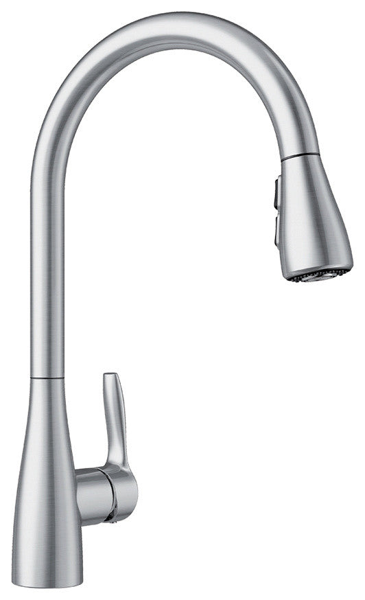 Blanco Atura 1.5 GPM Pull-Down Kitchen Faucet, Stainless