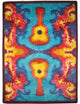 Tie Dye Guitar Rug