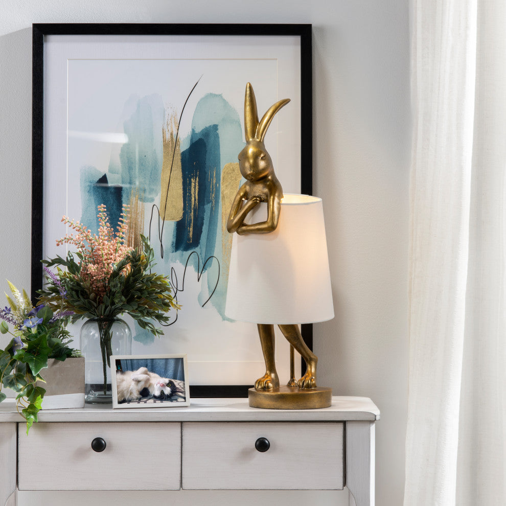 Felix Gold Rabbit Table Lamp