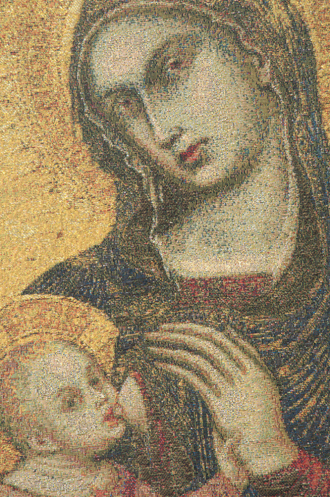 Madonna en Or Belgian Wall Tapestry