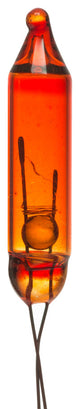 Vickerman W2V1708 Amber Glass Incandescent Mini Bulb With Pinched Base