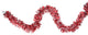 12' Soft and Sassy Red and Silver Wide Cut Christmas Tinsel Garland Unlit