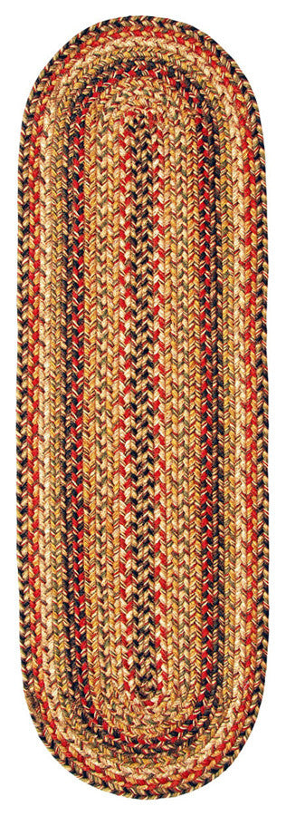 Homespice Decor Kingston  Jute Braided Table Runner 11" x 36" (Oval)