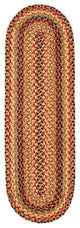 Homespice Decor Kingston  Jute Braided Table Runner 11" x 36" (Oval)