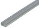 0.63"x8" Crystal Glass Liner, Gravel, Set of 10