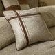 Madison Park Boone 7 Piece Faux Suede Comforter Set in Brown