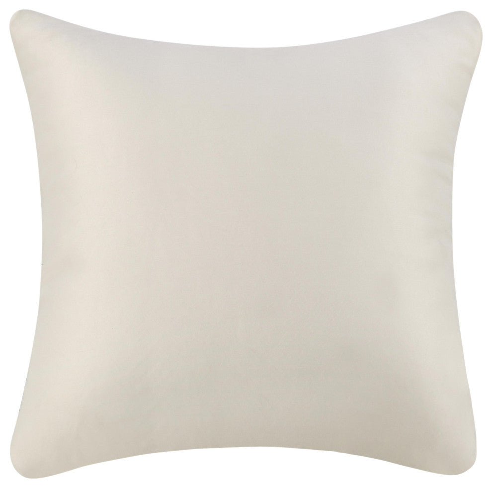 Shades Recycled Fabric Fabric Throw Pillow by Kosas Home, Ivory, 22x22