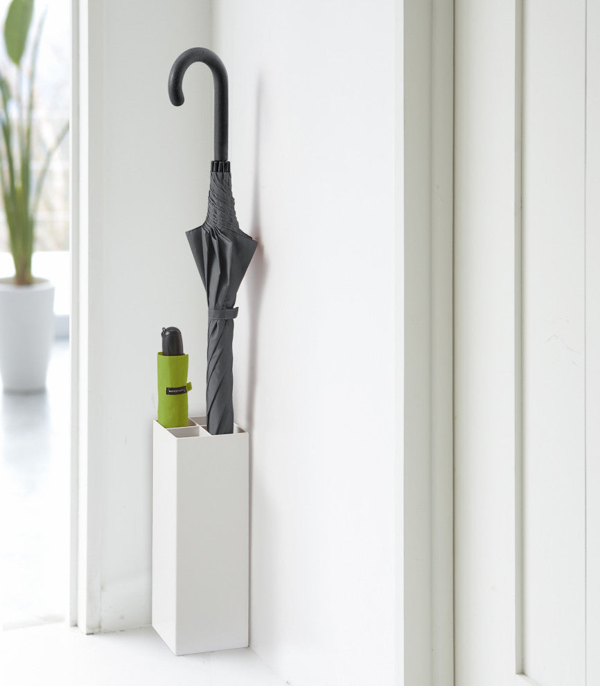 Smart Umbrella Stand, White