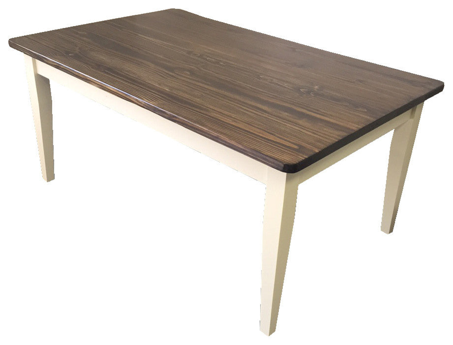 Essex Farmhouse Table With Tapered Legs, 60"