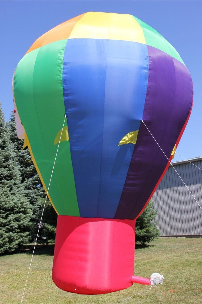 20 Foot Promotional Advertising Inflatable Hot Air Style Balloon Rainbow Color