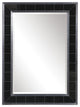 Uttermost Lonara Black Tile Mirror