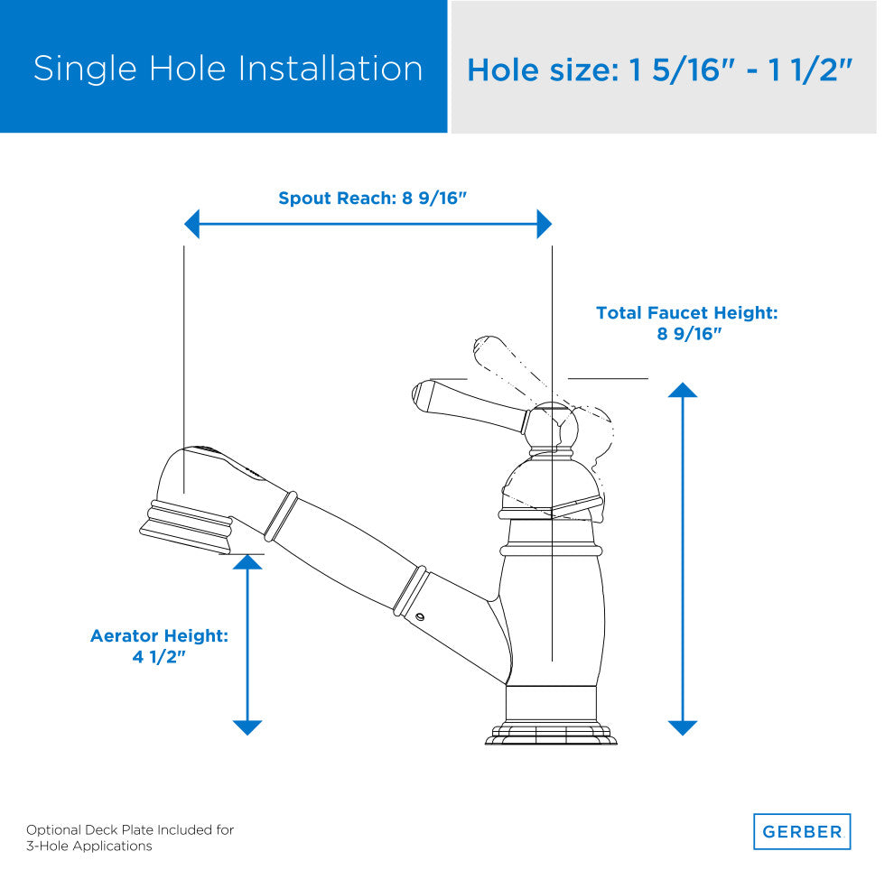 Opulence Single Handle Pull-Out Kitchen Faucet Stainless Steel