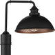 Englewood One Light Post Lantern, Black