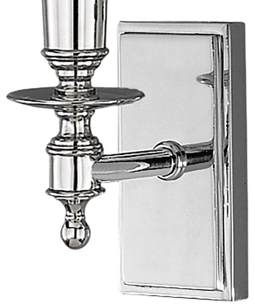 Ludlow 1-Light Wall Sconce, Polished Nickel
