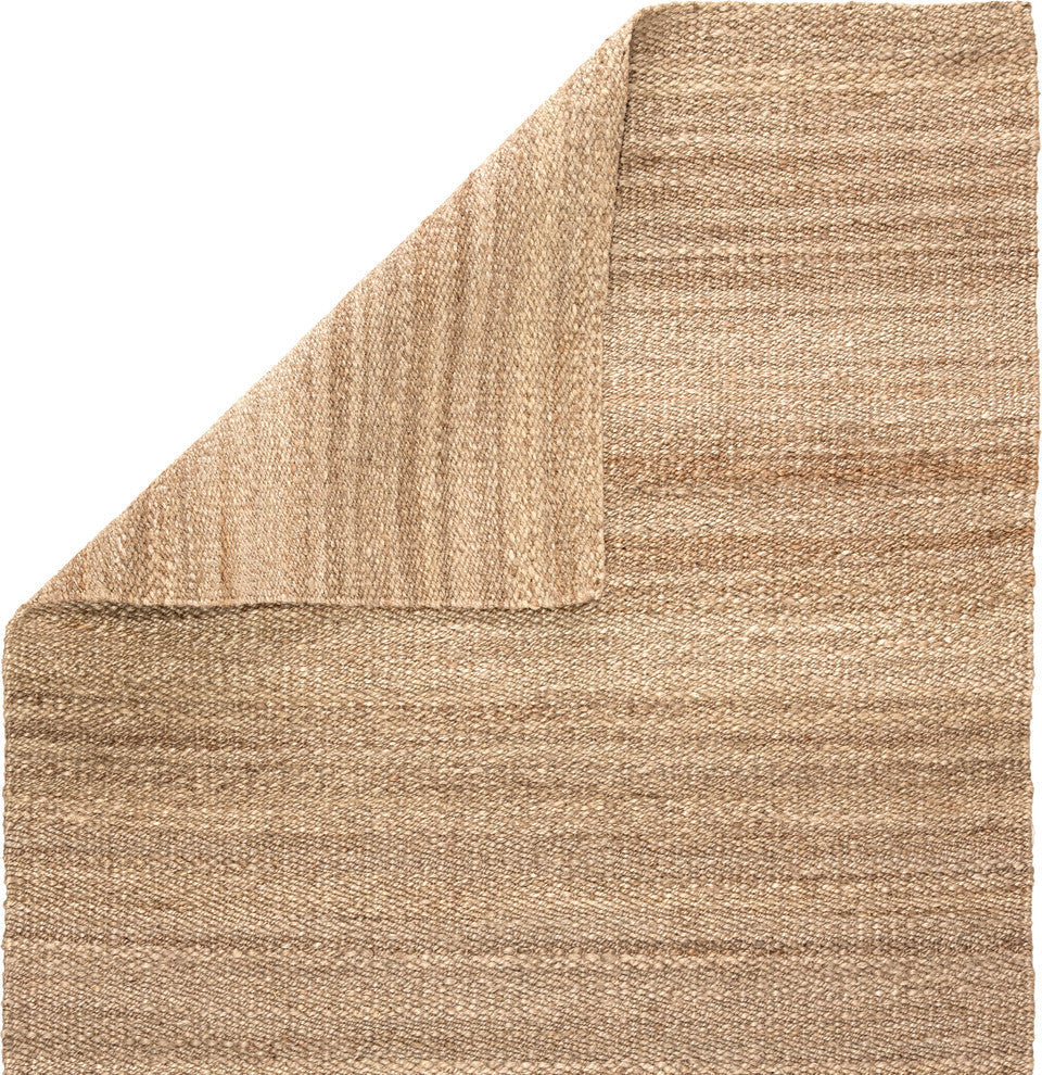 Jaipur Living Hilo Natural Solid Tan Area Rug, 10'x14'