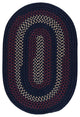 Colonial Mills Deerfield DF51 Midnight Blue Traditional Area Rug, Round 10'x10'