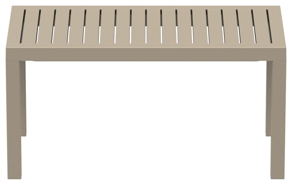 Compamia Ocean Outdoor Coffee Table, Taupe