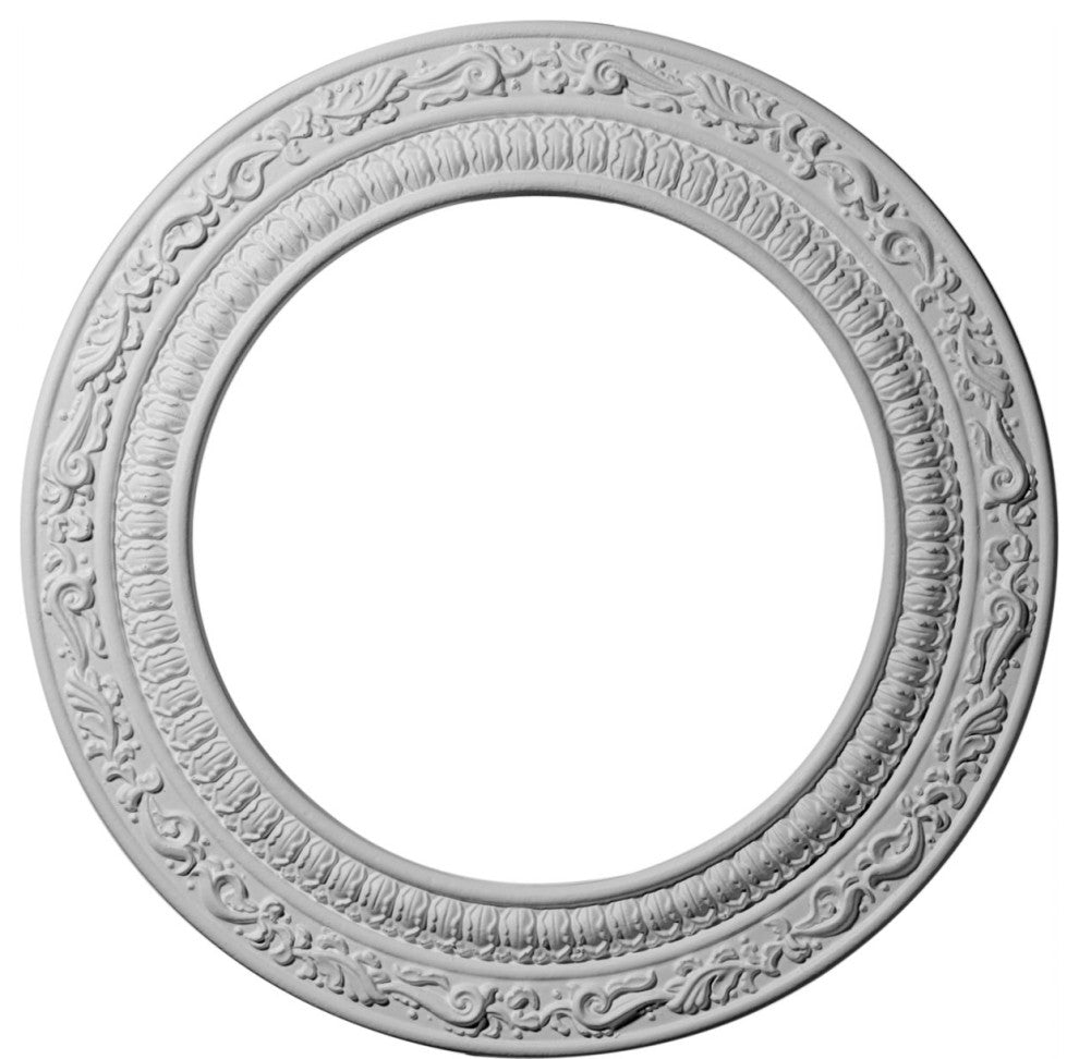 12"OD x 8"ID x 1/2"P Andrea Ceiling Medallion