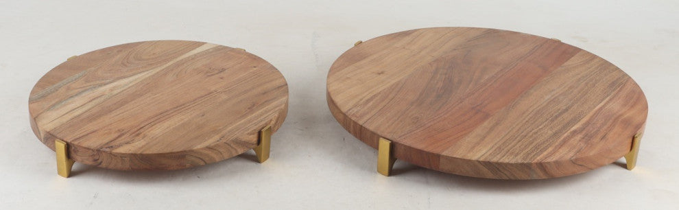 Cherie Round Serving Board Set of 2