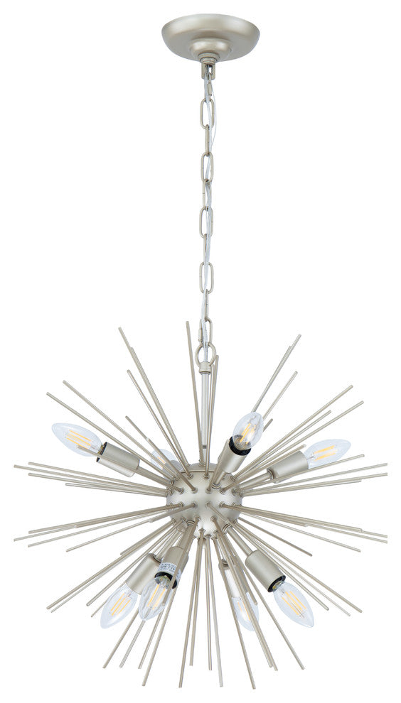 Champagne Finish 8-Light Pendant