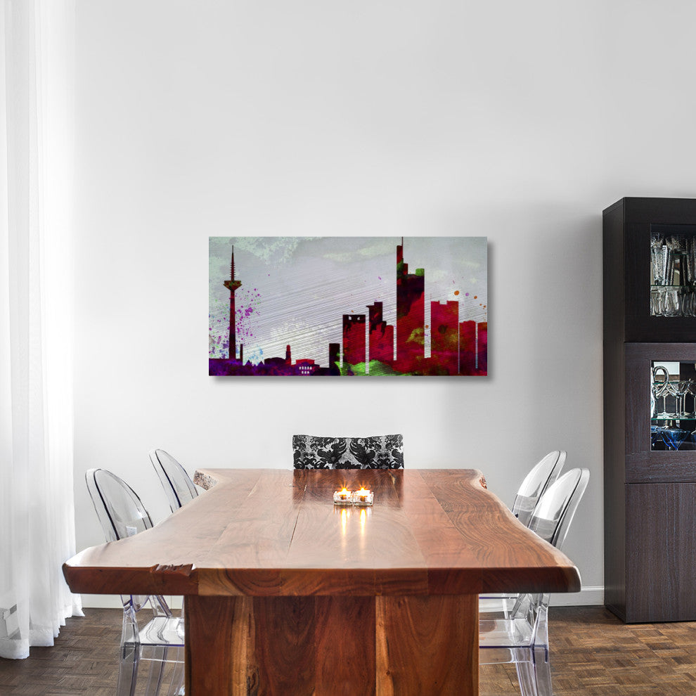 "Frankfurt City Skyline" Fine Art Print
