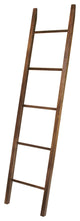 0Decorative Ladder with Solid Walnut
