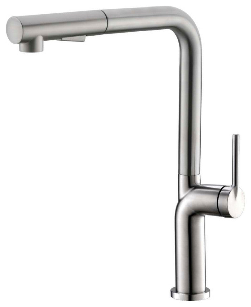 STYLISH Kitchen Sink Faucet Single Handle Pull Down Dual Mode Stainless Steel
