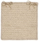 Colonial Mills Chair Pad Natural Wool Houndstooth Cream Chair Pad