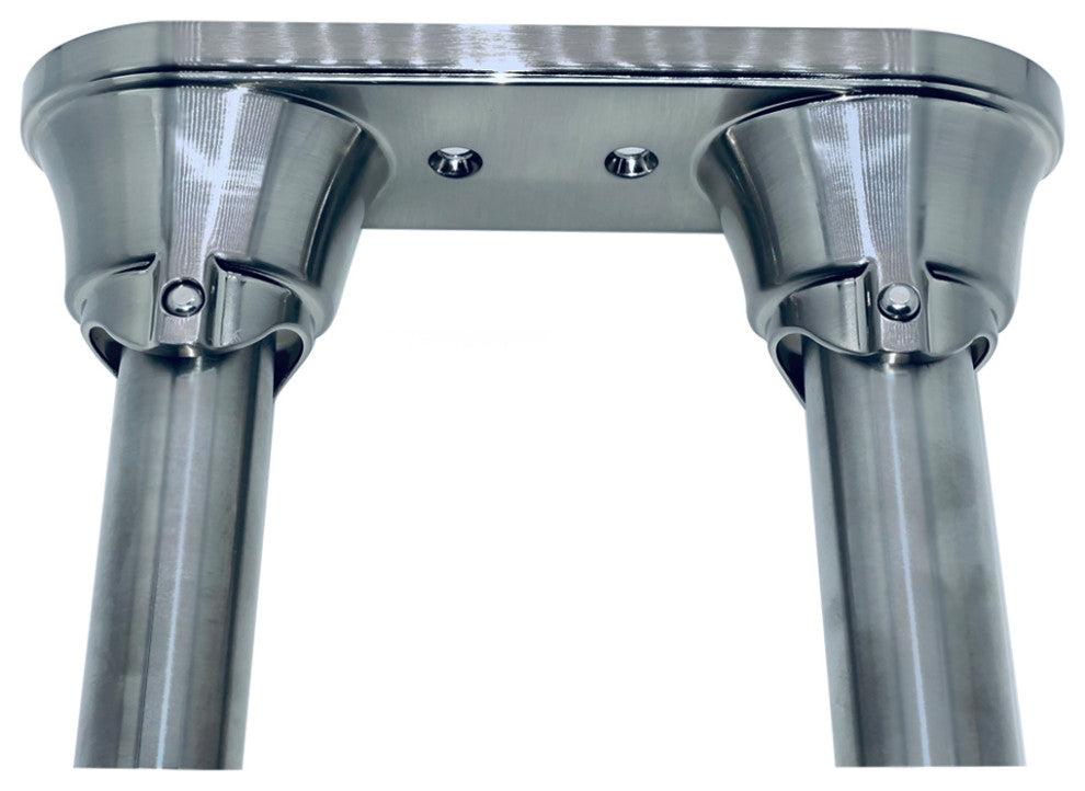 ARISTA Dual Curved Shower Rod, Chrome