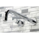 KS8051DL Wall Mount Tub Faucet, Polished Chrome