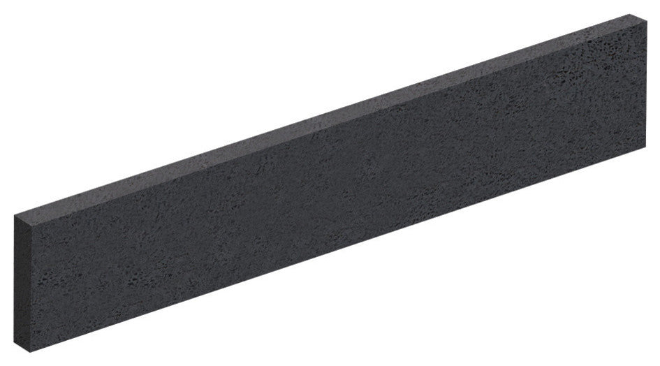 22" Vanity Top Side Splash, Black Luxe, Left