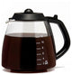 Medelco GL312BK 12-Cup Glass Millennium Style Replacement Carafe