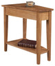 Leick Furniture Favorite Finds Wedge End Table in Natural Desert Sands
