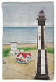 Cape Henry Lighthouse Kitchen Towel - Two Sets of Two (4 Total)