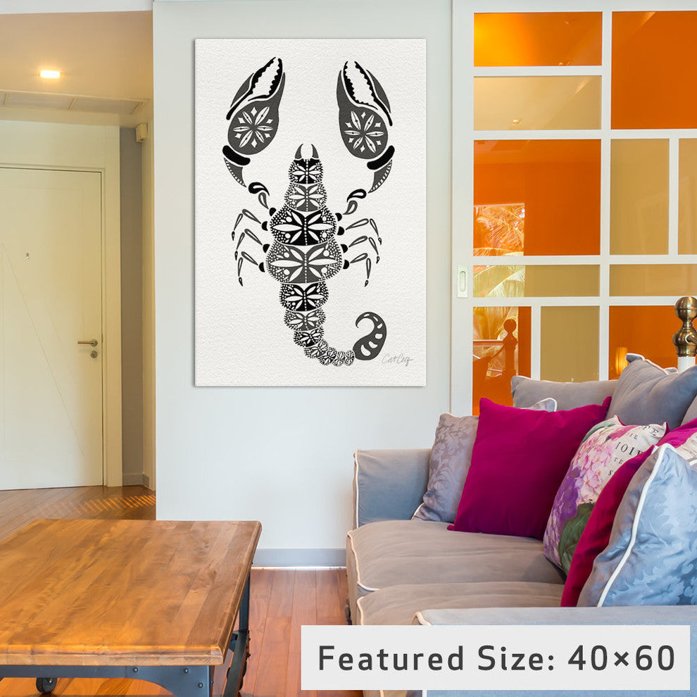 "Greys Scorpion Artprint" by Cat Coquillette, 26x18x1.5