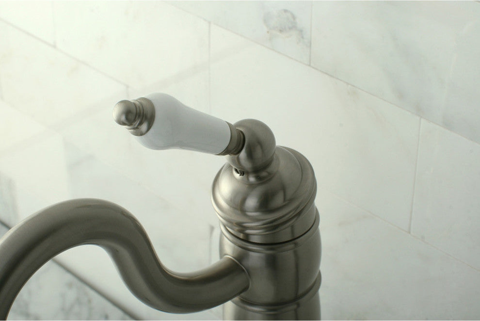 Kingston Brass Vessel Sink Faucet, Brushed Nickel