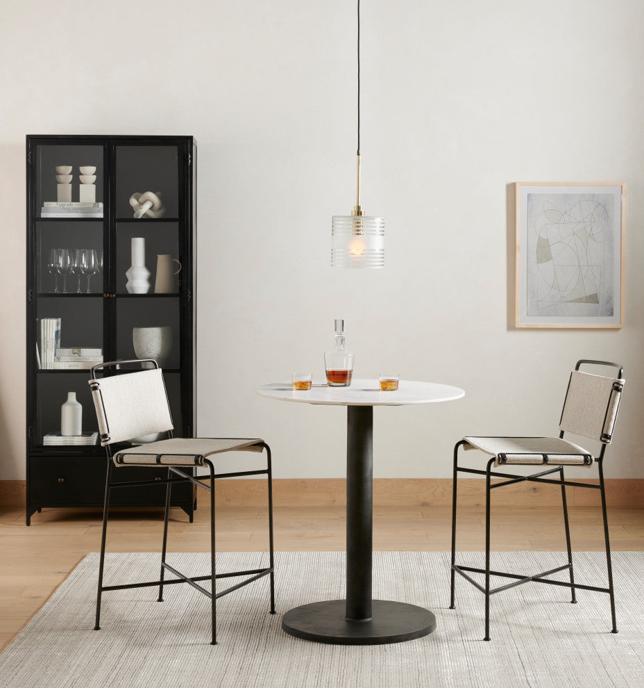 Amaud Rug, 6x9'-Brown, Cream