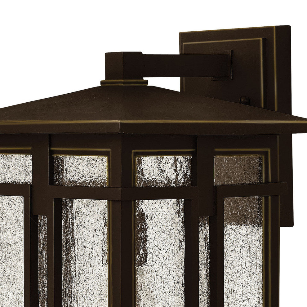 Hinkley Tucker Medium Wall Mount Lantern, Oil Rubbed Bronze