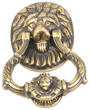 7.5" Lion Door Knocker