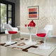 Modern Contemporary Kitchen Dining Armchair Red