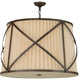 31 Wide Muirfield Pleated Fabric Pendant