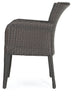 GDF Studio 5-Piece Clinton Outdoor Brown Wicker Dining Set