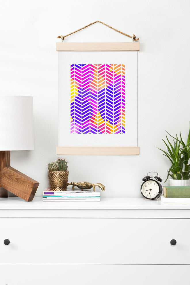 Deny Designs Rebecca Allen Purple Bliss Art Print