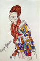 Egon Schiele Portrait of Marga Boerner - 18" x 27" Premium Canvas Print