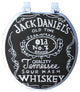 Jack Daniel's Hand Painted Toilet Seat, Standard