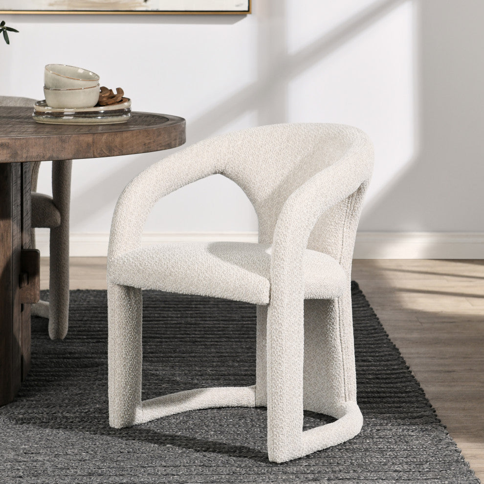 Archie Dining Chair, Ivory
