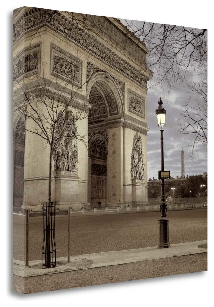 "Paris - 16" By Alan Blaustein,Ready to Hang Giclee Print on Gallery Wrap Canvas