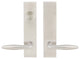 Summer Lever, Tubular Dummy Entry With Dummy Cylinder, LH, Satin Stainless Steel